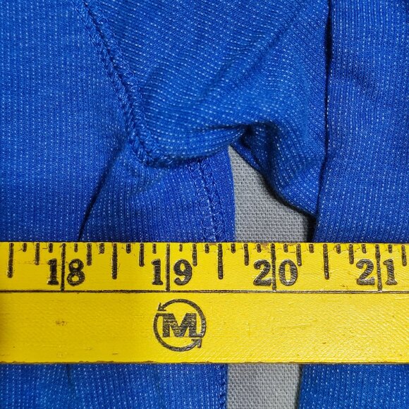 Puma pullover hoodie men's size L blue cotton - Picture 9 of 10